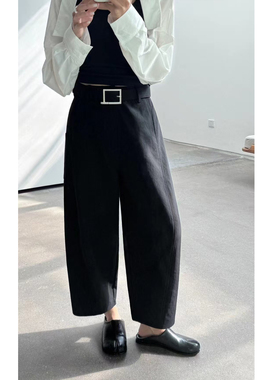 酷帅先锋正品NV九分工装裤休闲轻奢显瘦气球裤通勤大码女裤99001