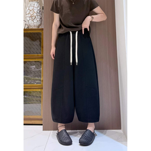 高弹九分奶奶裤女梨形身材遮肉