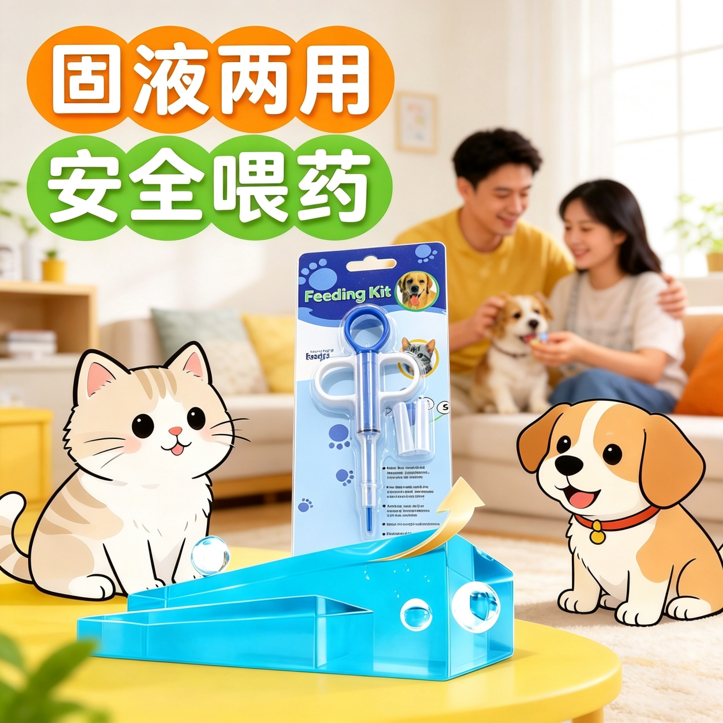 猫狗喂药器两用可拆洗片剂水剂