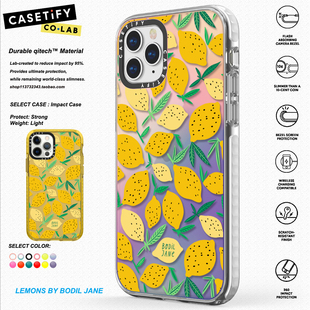 香港代购CASETIFY X 柠檬by BODIL JANE手机壳 适用于iPhone11/xs