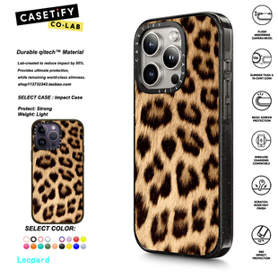 11Pro 适用iphone15 香港代购 Max手机壳 Leopard豹纹 CASETiFY