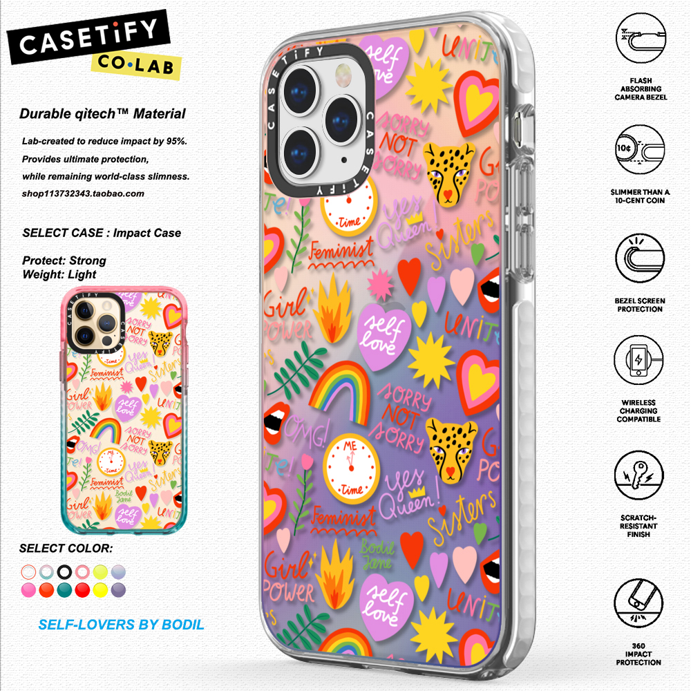 CASETiFY 国际妇女节BODIL JANE适用于 iphone12/11/Pro 手机壳