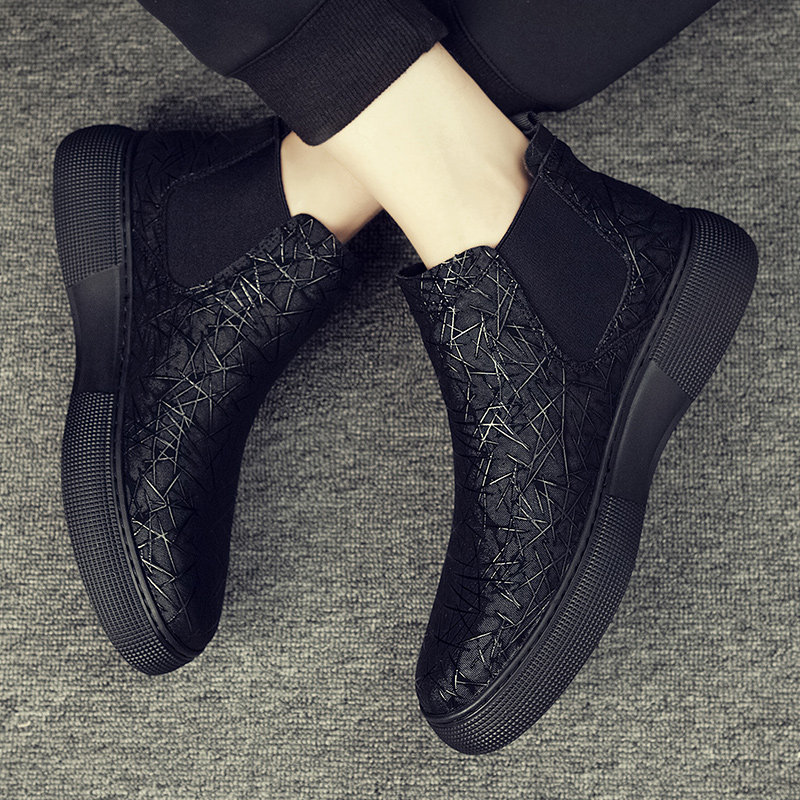 MENS SHOES COTTON SHOES MENS VELVET WARM MARTIN BOOTS MENS BOOTS MENS ANKLE BOOTS CASUAL TRENDY HIGH TOP SHOES MENS SHOES TRENDY SHOES SNEAKERS