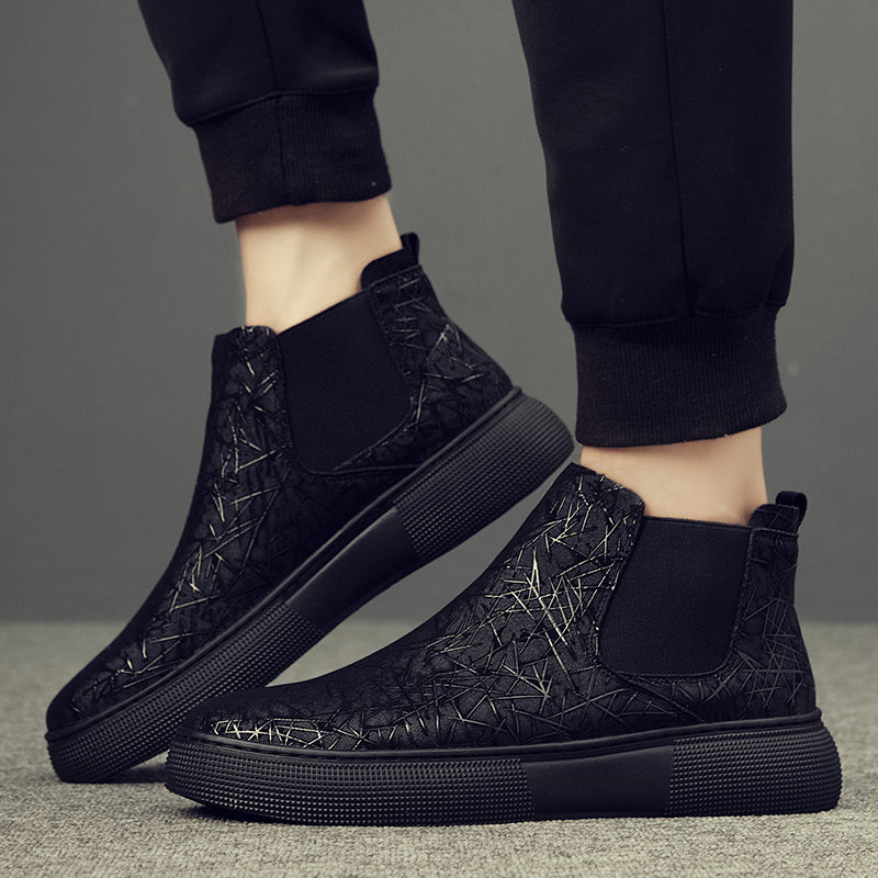 MENS SHOES COTTON SHOES MENS VELVET WARM MARTIN BOOTS MENS BOOTS MENS ANKLE BOOTS CASUAL TRENDY HIGH TOP SHOES MENS SHOES TRENDY SHOES SNEAKERS