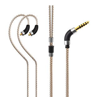 适用SONY MMCX 舒尔SE215 SE535 SE846榭兰图4.4mm平衡线耳机线