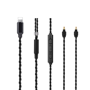 Earmax 森海塞尔IE40pro耳机线iphone12苹果线控版Lightning插头