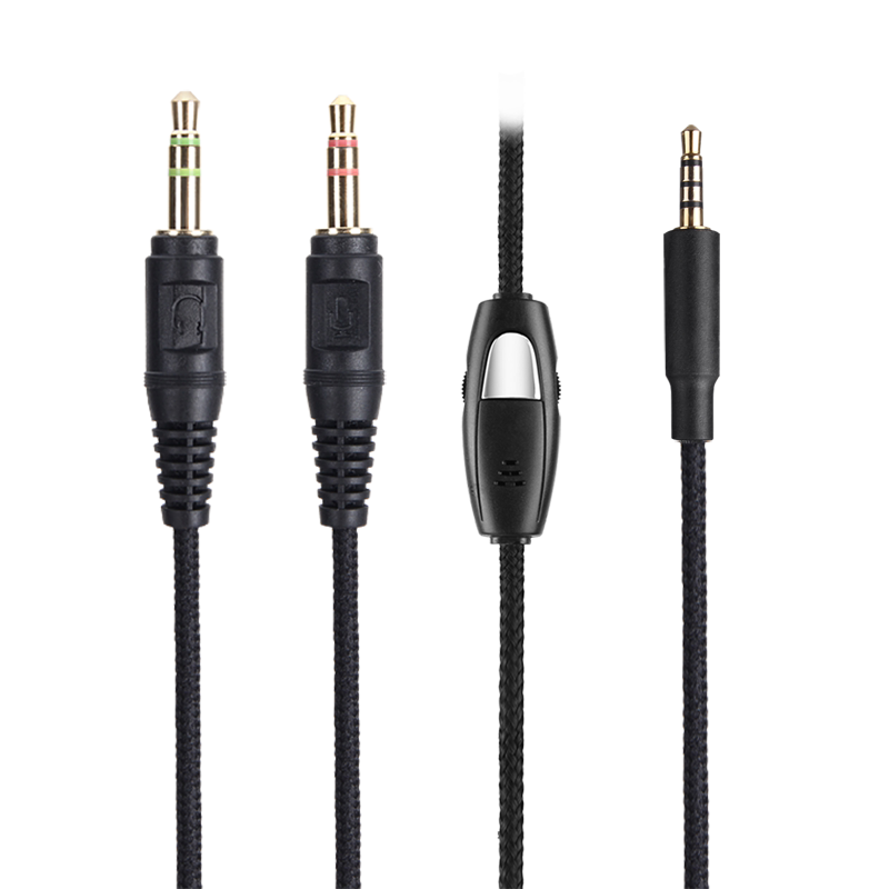 Earmax Y40 Y500 LIVE2 PXC550 DT240 电脑游戏K歌语音聊天耳机线