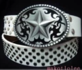 White silver nail handsome five-star