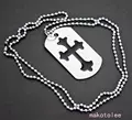 Silver Handsome Cross Single Card