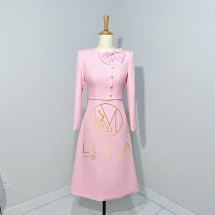 高端主持人小礼服播音声乐小个子服装女学生艺考时尚连衣裙音乐会