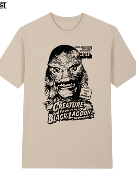 Creature from the Black Lagoon黑湖妖潭复古怀旧电影短袖T恤