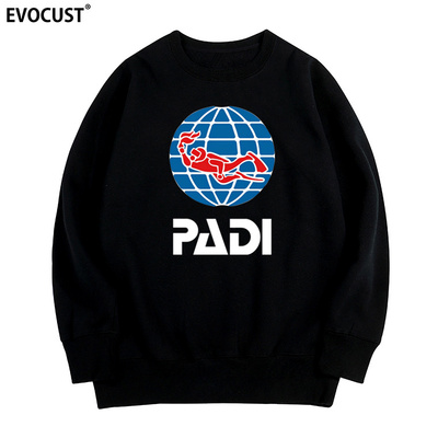 怒海潜将scuba diving气瓶深潜水员diver极限运动男女圆领卫衣
