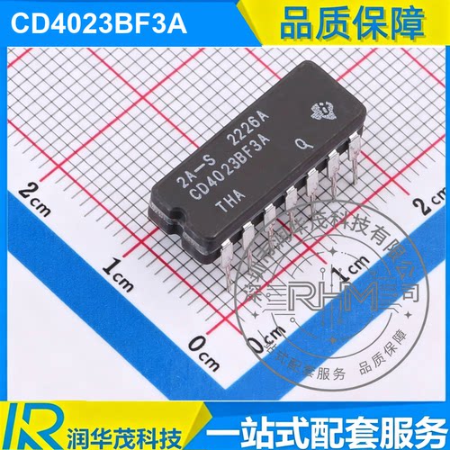 IC CD4023BF3A CDIP-14 丝印 CD4023BF3A 3CH 3-18V 与非门 IC TI