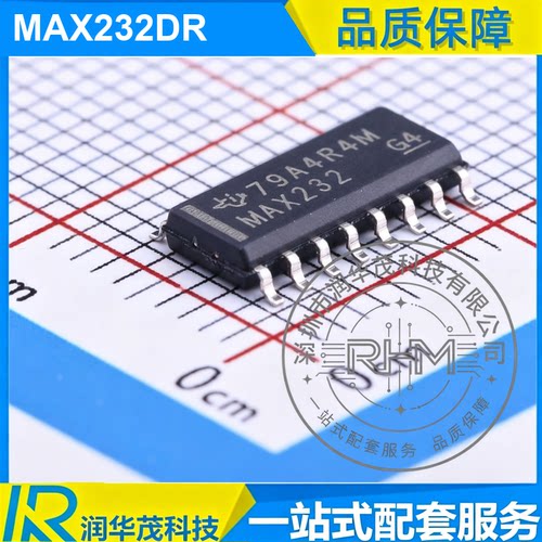 原装全新 MAX232DR SOIC-16 丝印 MAX232 RS232收发器 现货SMD TI