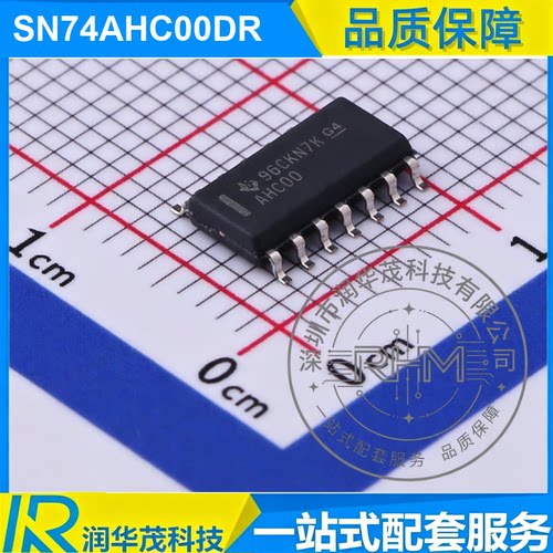 现货 SN74AHC00DR SOIC-14 丝印 AHC00 4CH 5V 与非门 SMD TI