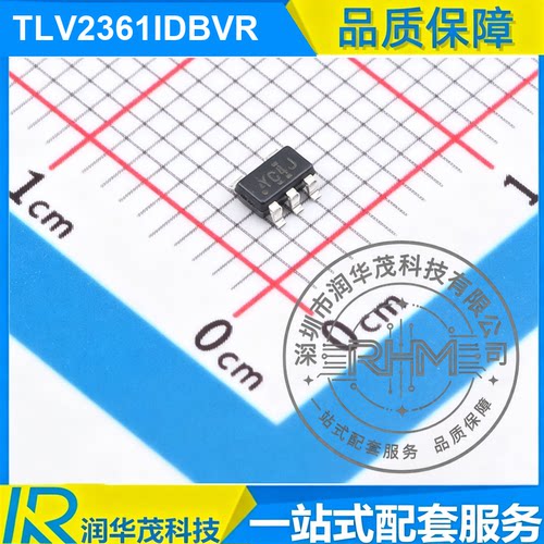 IC TLV2361IDBVR SOT-23-5 丝印 YC4J 7MHz GBW,5V 低噪声运放 TI