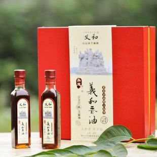 义和香油头道芝麻油新品石磨小磨工艺山东 梁山特产古法水代纯真