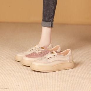 新款2025春夏镂空透气舒适百搭浅口软底圆头单鞋