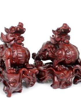 【清仓】招财貔貅摆件一对镇宅聚财皮丘客厅装饰新居乔迁送礼店铺