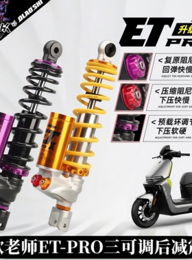 欧老师ETpro后减震九号机械师二代M5 MZ M395C小牛FX极核改装避震