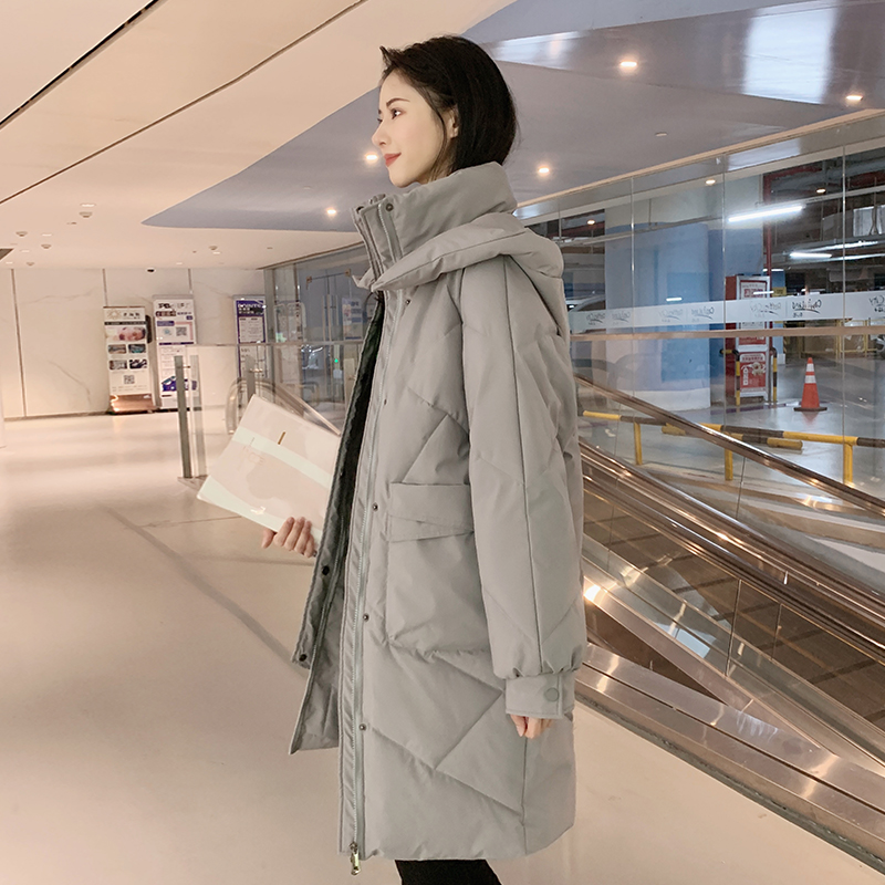 oversize面包服羽绒棉衣棉服女冬季外套中长款厚棉袄2025年新款潮