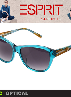 思捷ESPRIT埃斯普利特个性蝶形潮流男女款板材墨镜太阳镜ET17821
