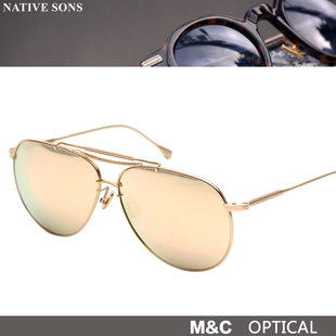 NATIVE SONS复古时尚太阳镜潮款男女蛤蟆镜墨镜Thompson/Ryder