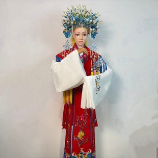 戏曲戏装红娘京剧戏服演出服装宫装花旦西厢记绣花古装七仙女服饰