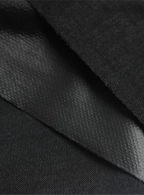 服装皮革布料针织弹力PU皮革皮裤夹克皮裙用布黑色亚光