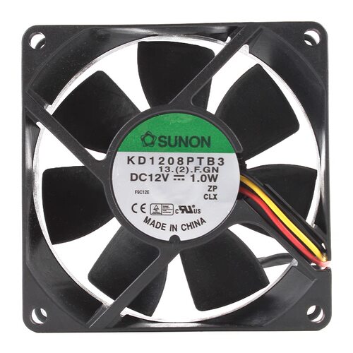 SUNON建准 8025 9225 9CM风扇 KD1209PTB3 12V 1.2W 3线静音风扇