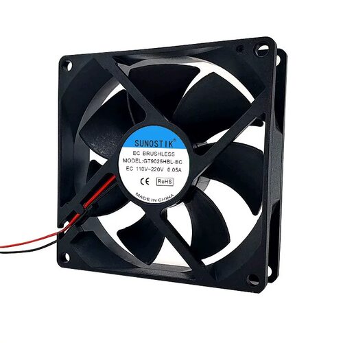 SUNOSTIK GT9025HBL-EC EC110V-220V 0.05A 9025变频器机柜风扇