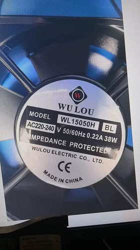 WL20060HBL 220V 0.45A 65W散热风扇WL15050HBL/WL12038HBL风机