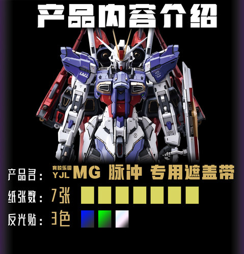 育胶乐园脉冲GK预切割遮盖带模型