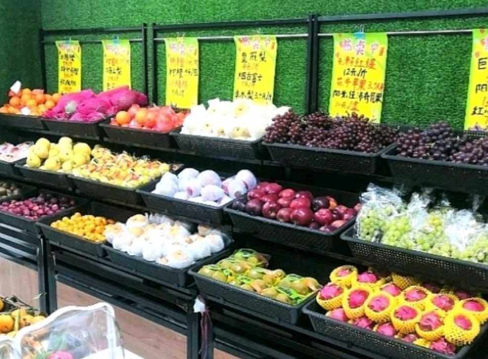超市水果蔬菜货架多层展示架水果架子水果店便利店置物架多功能