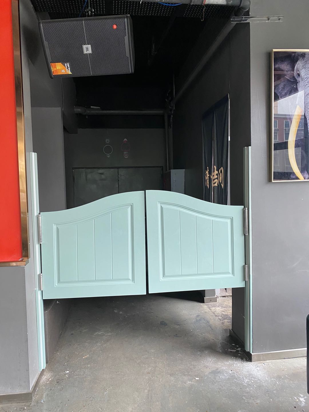 简约实木门复古活动门房门门酒吧门隔断栅栏篱笆门半截门