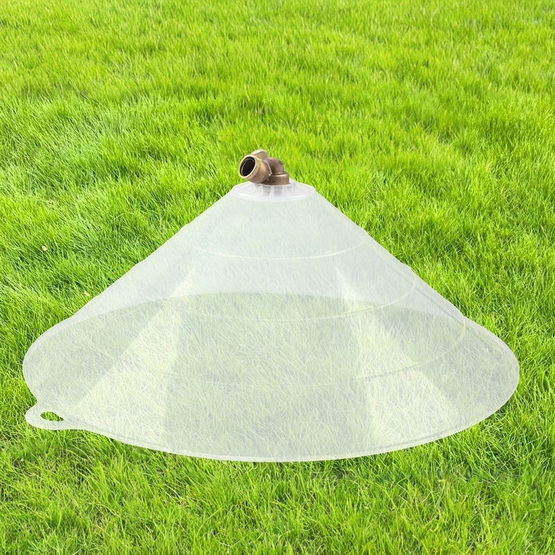 圆形带罩防风喷头农用电动喷雾器喷药机喷药防风罩除草剂铜芯喷头