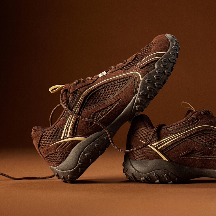 FILA斐乐PEBBLE卵石复古T头鞋女鞋2025春季新款薄底德训鞋