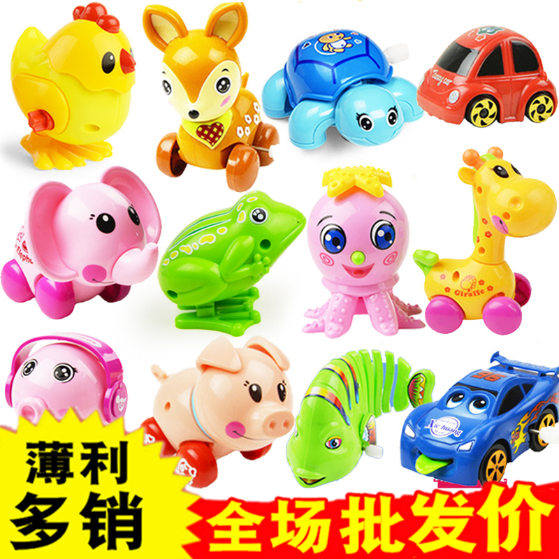 上链趣味发条玩具特技爬行会跑