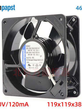 德国ebmpapst 12038 全金属交流风扇 4656Z 机箱机柜散热风扇