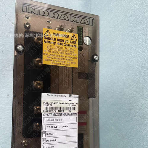 Rexroth力士乐伺服变频器驱动器R911251076 DDS 2.1-F150-DA01-00