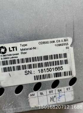供应CDB32.008.C3.0.SH路斯特LTI伺服驱动器全新原装质保一年议价