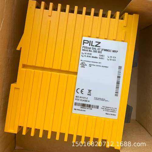 PILZ网络交换模块交换机PSS机net SHL 6T 2FMMSC MRP?380602