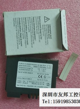 A027*全新TURCK图尔克 BL20-4DI-24VDC-P 6827012 现货议价
