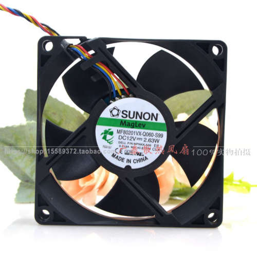 SUNON建准 MF80201VX-Q060-S99 8020 8CM 12V 2.63W PWM调速风扇