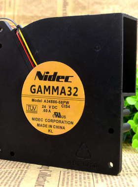 Nidec GAMMA32 12032 A34886-58PW DC 24V 0.60A 鼓风机 散热风扇