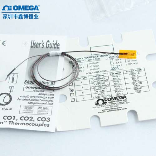 CO2-K-50 CO1-K-72-CAL-4-3P CO2-E热电偶探头美国欧米伽快速响应
