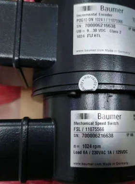 POG10 DN 1024 I B5n + FSL4 宝盟霍伯纳Baumer Hubner编码器