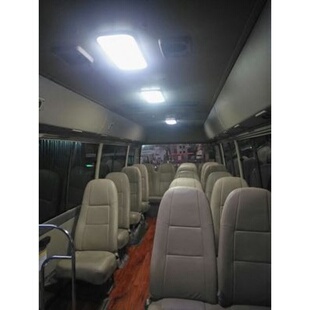 适用于中巴丰田考斯特改装车内LED阅读灯室内车顶灯棚顶照明灯泡