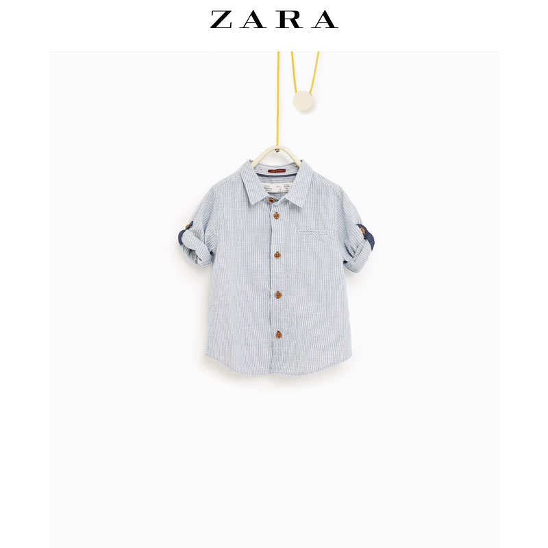 Chemise garcon ZARA à manche longue - Ref 2079456 Image 5