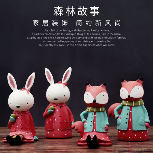 儿童房书桌卧室可爱风卡通小摆件
